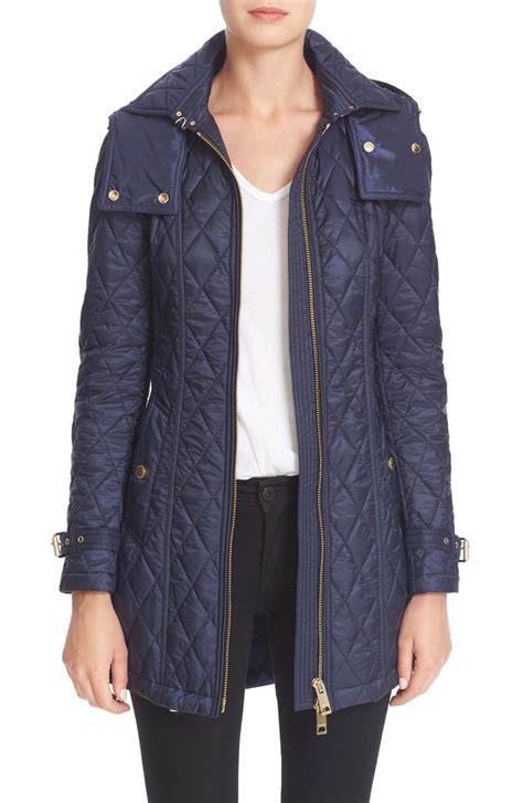 burberry bellbridge quilted trench parka|Burberry shell trench coat.